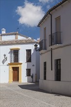 Alley in the old town centre of Ronda, Andalusia, Spain, Europe