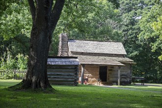 Petersburg, Illinois - Lincoln's New Salem State Historic Site. The site is a reconstruction of New