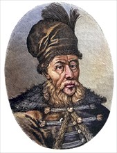 Matthias, Mateiu, Basarab, enlightened ruler of Wallachia 1633-1654, Historical, digitally restored