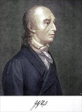 Johann Heinrich Voß, 20 February 1751 - 29 March 1826, was a German poet, digital reproduction of