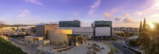 Bet Shemesh, Heichal A Tarbut Culture Center Building and Beit Shemesh municipality panorama