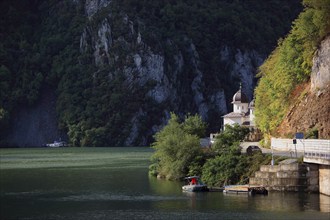 Wallachia, Din Valea Mracunei Monastery, Iron Tor tor nature park Park, on the Danube, on the Cazan