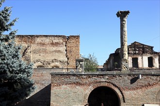 Centre, historic old town, Curtea Veche, old princely court, formerly built as the residence of