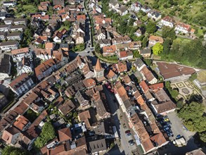 The old town centre of Gengenbach with the Haigeracher Tor, town gate, sight and landmark of