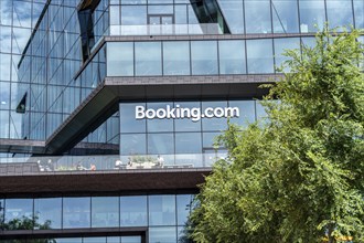 New corporate headquarters of Booking.com, online travel agency, hotel broker, building at