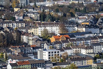 View over Wuppertal, to the north, Wuppertal Barmen, North Rhine-Westphalia, Germany, Europe