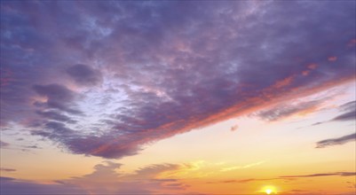 Beautiful dramatic scenic after sunset sky background after sunset