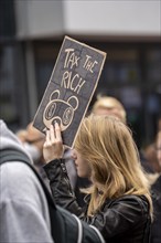 Demonstration by the Solidarity Autumn Alliance against the consequences of inflation and high