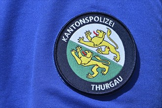 Symbolic photo cantonal police Thurgau, Switzerland, Europe