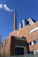 The Igony heating plant in Essen-Rüttenscheid, a district heating plant fuelled by natural gas,