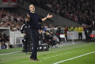 Coach Pellegrino Matarazzo TSG 1899 Hoffenheim on the sidelines Gesture Gesture MHPArena, MHP Arena