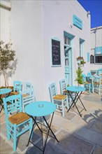 Chora central square, Chora, Serifos Island, Cyclades Islands, Greece, Europe