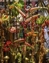 Artistic flower arrangements and decorations, German Floristry Championships, Berlin, Germany,