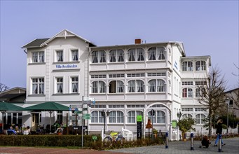 Old spa villa in the town centre of Binz, Rügen, Mecklenburg-Vorpommern, Germany, Europe