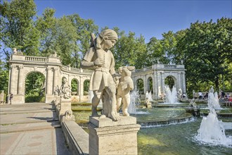 Fairytale Fountain, Volkspark, Friedrichshain, Berlin, Germany, Europe