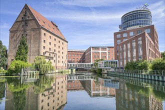 Former granary, Medical Park, Humboldtmühle, Tegel, Reinickendorf, Berlin, Germany, Europe