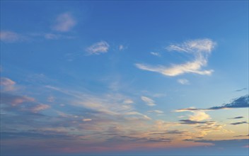 Beautiful dramatic scenic after sunset sky background after sunset