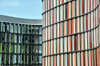 Cologne Oval Offices, modern office building on Gustav-Heinemann-Ufer, Cologne-Bayenthal, Cologne,