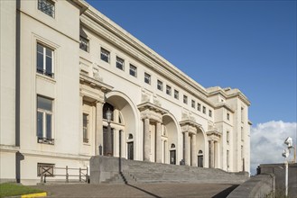 Thermae Palace Hotel, former coastal thermal baths, spa in Art Deco style from 1933 at seaside