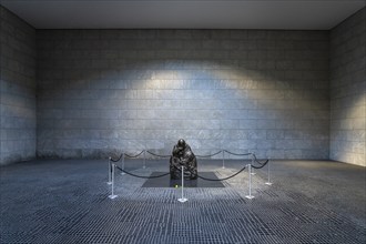 Sculpture Mother with dead son by Käthe Kollwitz in the interior of the Neue Wache, Berlin,