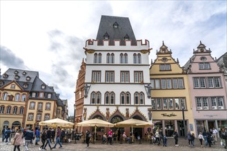 The Steipe on the main market square in Trier, Rhineland-Palatinate, Germany, Europe