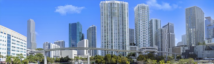 Miami, luxury condominiums located near city financial center and Biscayne Bay