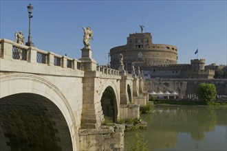 Engelsburg, Castel Sant'Angelo oder Mausoleo di Adriano, Rom, Italien / Mausoleum des Hadrian,