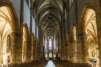 St Martin's Minster, Colmar, Alsace, Bas-Rhin, France, Europe