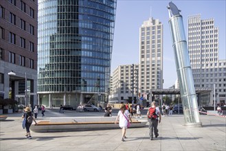 Modern office buildings, tower blocks at Potsdamer Platz Berlin, Germany, Europe