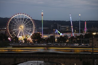 Stuttgarter Volksfest, Cannstatter Wasen Stuttgart 2024 Baden-Württemberg, Germany. In the