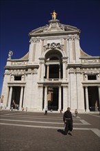 Santa Maria degli Angeli, Our Lady of the Angels, basilica below Assisi, built around the