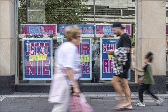 Shop of the fashion chain Esprit, to be closed at the end of the year, due to insolvency, special