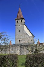 Fortified church from the Middle Ages, fortified church, Effeltrich in Franconian Switzerland,