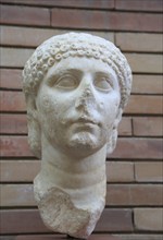 Bust of young woman, Museo Nacional de Arte Romano, national museum of Roman art, Merida,