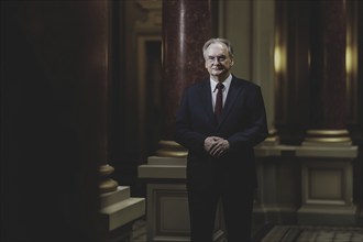 Reiner Haseloff, CDU, Minister President of Saxony-Anhalt, poses for a photo in Magdeburg,