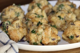 Homemade bread dumplings