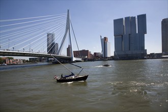 De Rotterdam building designed by architect Rem Koolhaas as a vertical city nears completion in