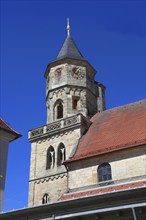 Tower of St Michael's Church, Neunkirchen am Brand Monastery, Augustinian Canons Monastery,