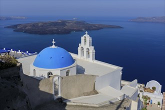 Santorini, Firostefani, Church of the Assumption of the Blessed Virgin, Cyclades, Greece, Europe