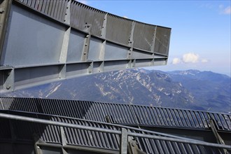 The AlpspiX viewing platform at the Alpspitze mountain station, Garmisch-Partenkirchen