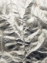 Badlands. Aerial view. Drone shot. Granada province, Andalusia, Spain, Europe