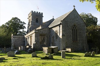 Village parish church of Saint George, Ogbourne St George, Wiltshire, England, UK