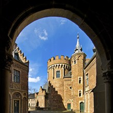 Paffendorf Castle, popular excursion destination, Bergheim, Rhine-Erft district, Rhenish lignite