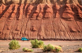 Landscape formation of Shar canyons. Gobi-Altai province, Mongolia, Asia