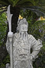 Chinese warrior, guardian, Wat Arun, Temple of Dawn, Bangkok, Thailand, Asia