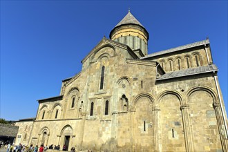 Svetitskhoveli Cathedral, south façade with blind arches and ornamented window surrounds, UNESCO