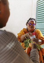 Sale of vegetables in Beo-Noree, 04.03.2024.photographed on behalf of the Federal Ministry for