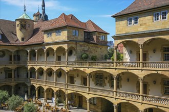 Old Palace Stuttgart, former moated palace, princely residence, 14th century seat of the Counts of