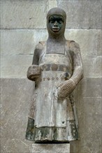 Magdeburg cathedral, Saint Maurice statue, Magdeburg, Saxony Anhalt, Germany, Europe