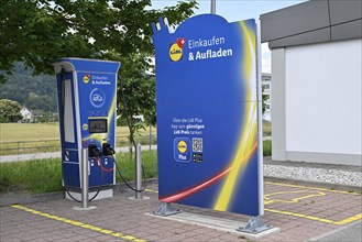 Lidl car charging station